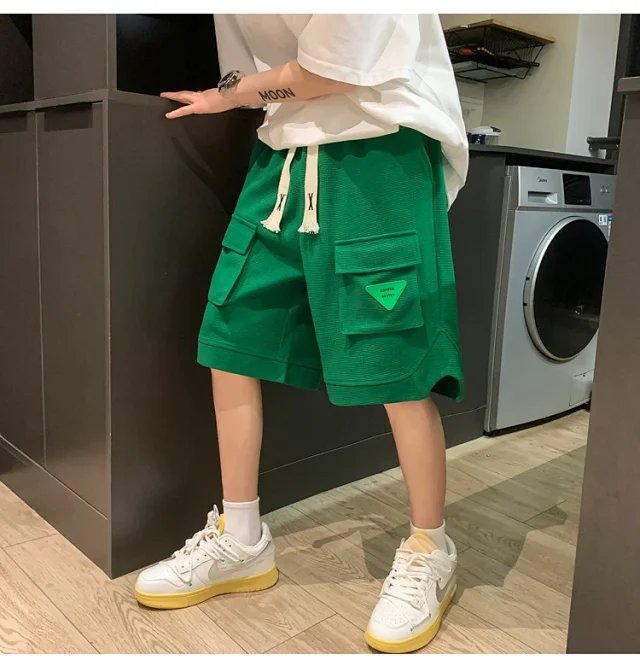 Oversize Men's Summer Athletic Shorts Detail