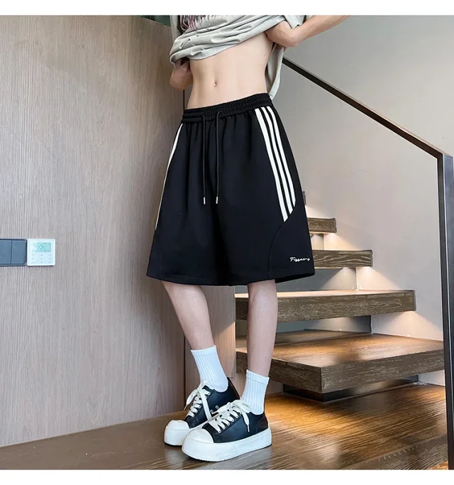 2025 Summer Men's Oversize 5 - Inch Sport Shorts Detail