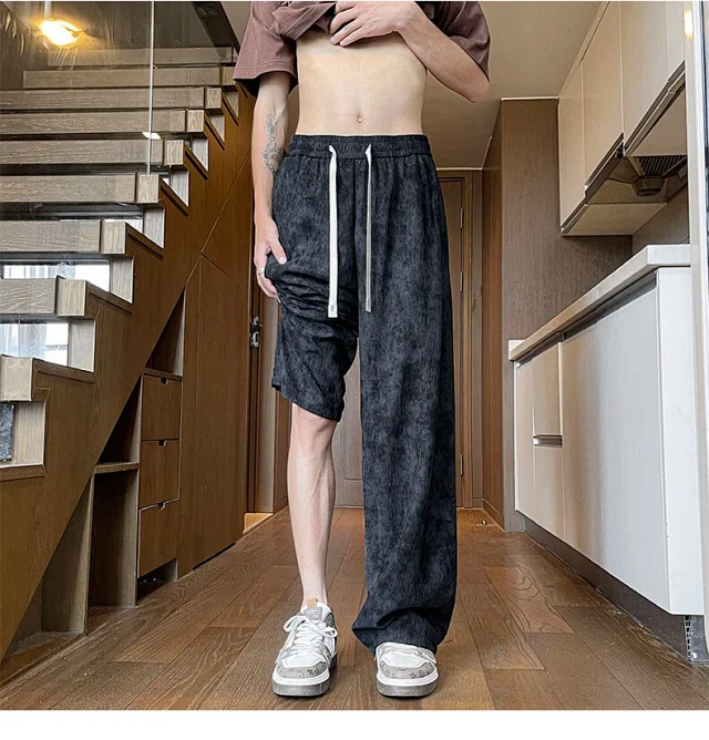 Men's Tie-Dye Ice Silk Pants Detail