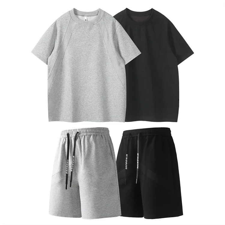 Men's Summer Space Cotton Short Set