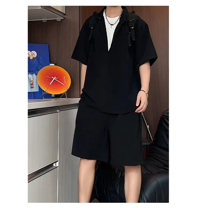 Men's Summer Ice Silk 2-in-1 Set Detail