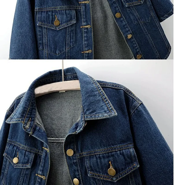2025 Spring/Summer Women's Short Denim Jacket Detail