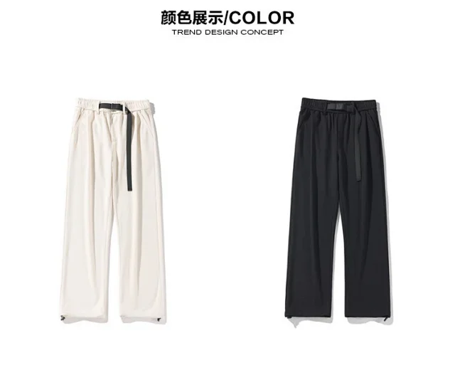 Men's Oversize Fleece Waffle Pants Detail