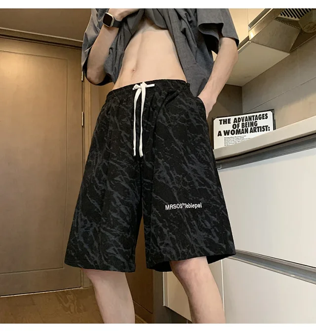 Men's 2025 Summer New Breathable Linen Shorts Detail