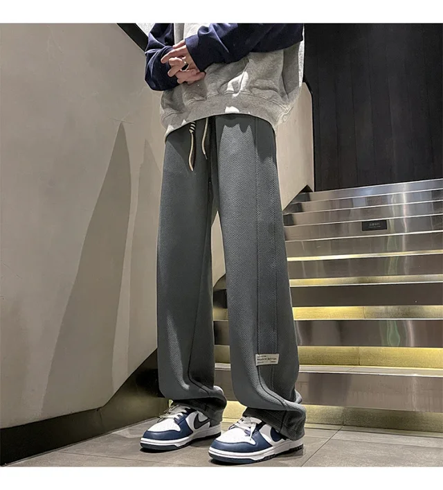 Men's Retro Oversize Wide-Leg Pants Detail
