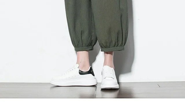 Men's 2025 Summer Ice Silk Capris Detail
