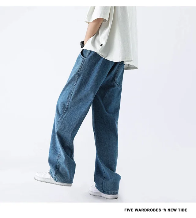 Yellow - brown Jeans for Men (Summer Thin - style) Detail