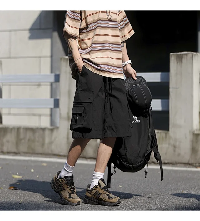 Men's Retro Big Pocket Shorts Detail
