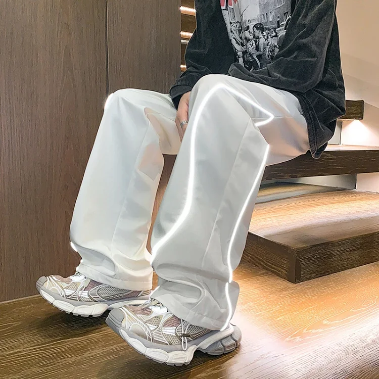 Men's Cream Retro Outdoor Hiking Pants