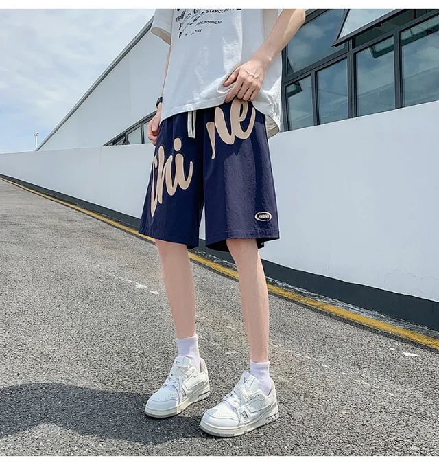 2025 Summer Men's Ice Silk Shorts Detail