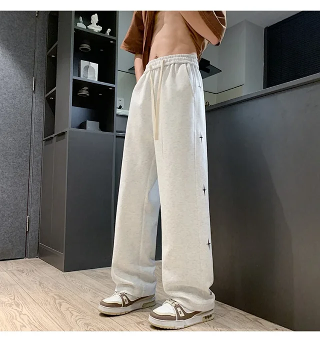 Men's Oversize Sweatpants - Autumn/Winter New Detail