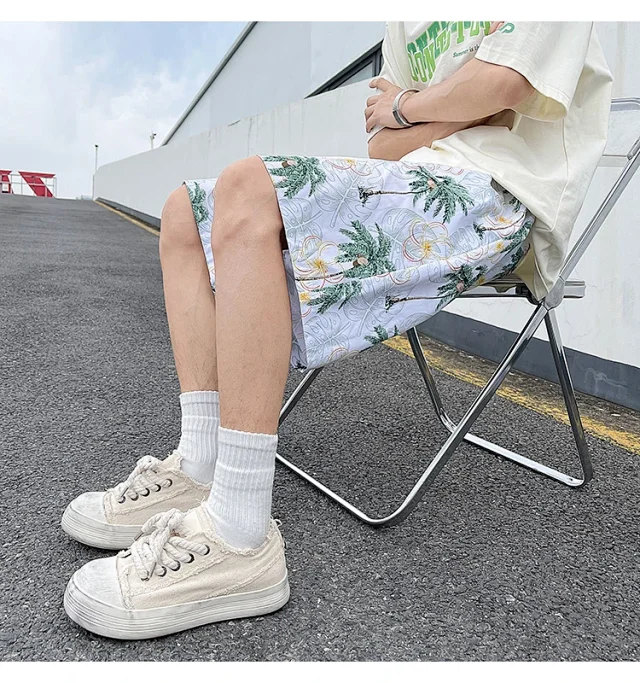 Men's Summer Quick-Dry Beach Shorts Detail
