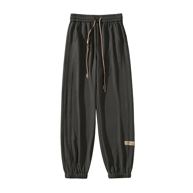 Men's Spring Autumn Waffle Casual Pants