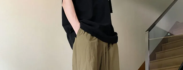 Waterproof Coated Outdoor Hiking Pants Detail