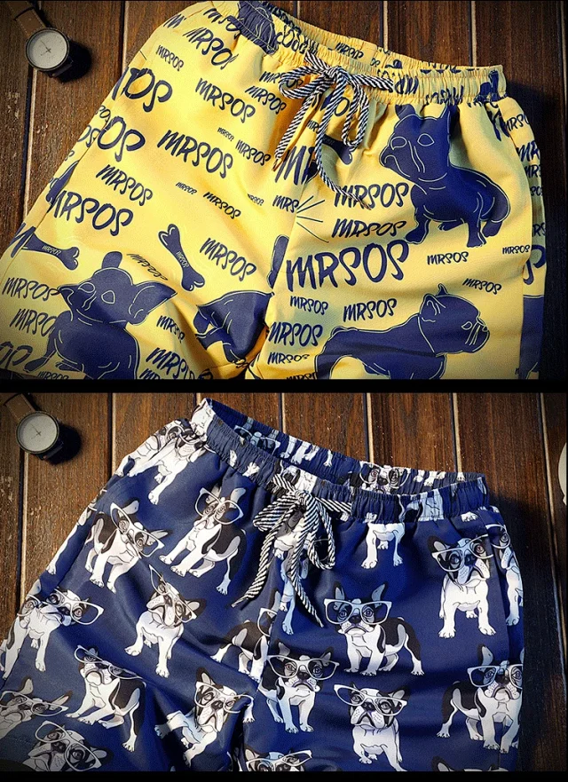 K167 Summer Loose Beach Pants for Men Detail
