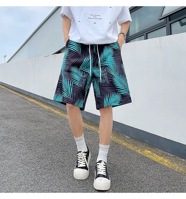 Men's Summer Quick-Dry Beach Shorts Detail