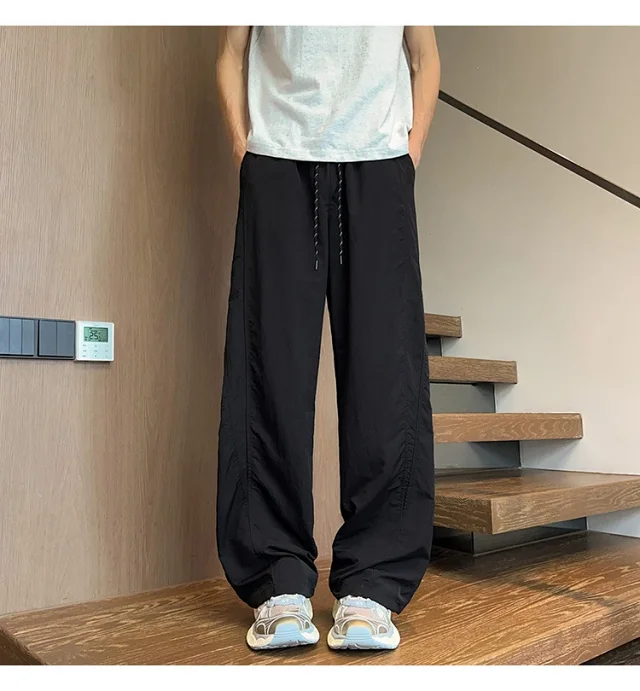 Men's Laser - Holed Quick - Dry Ice Silk Pants Detail