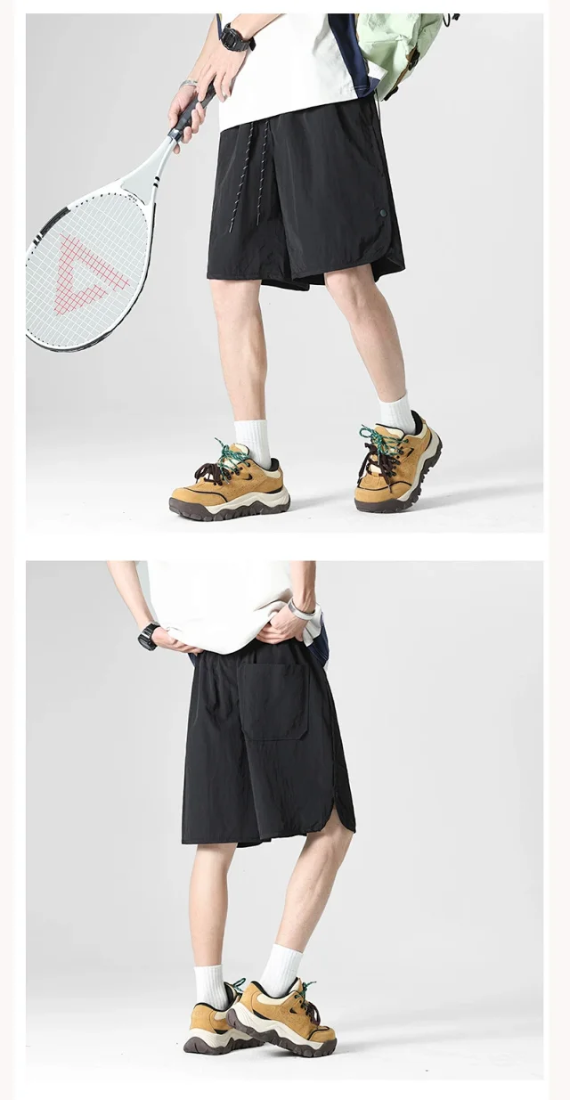 Men's Button - Paneled Quick - Dry Shorts Detail