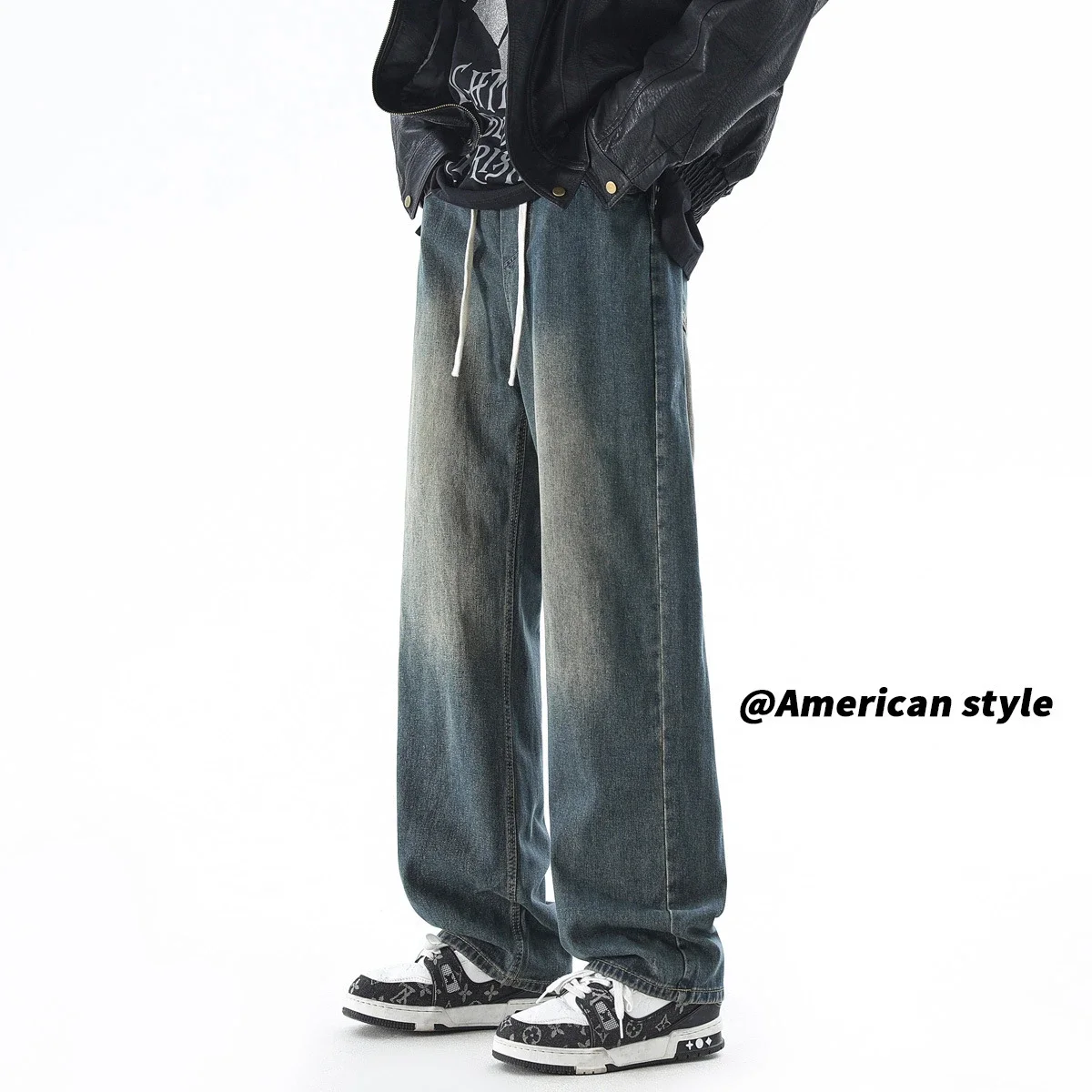Men's Retro Spring Vibe Straight Cargo Jeans