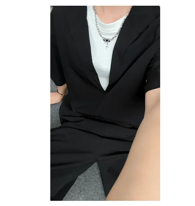 Men's Summer Ice Silk 2-in-1 Set Detail