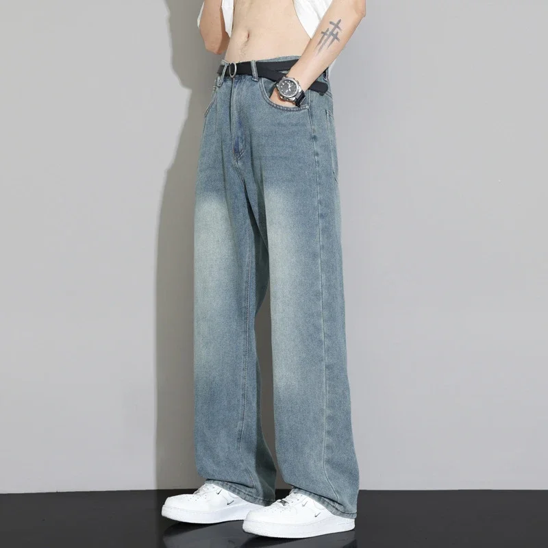 Vintage Straight-Wash Men's Jeans