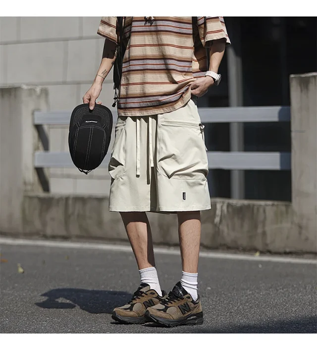 Men's Summer Ice Silk Sports Shorts Detail