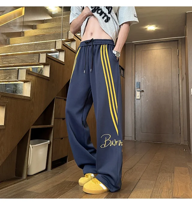2025 Men's Oversize Wide-Leg Pants Detail