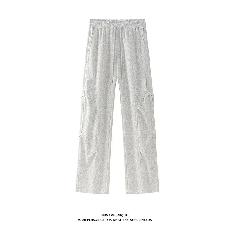 American Heavyweight Grey Pleated Sweatpants