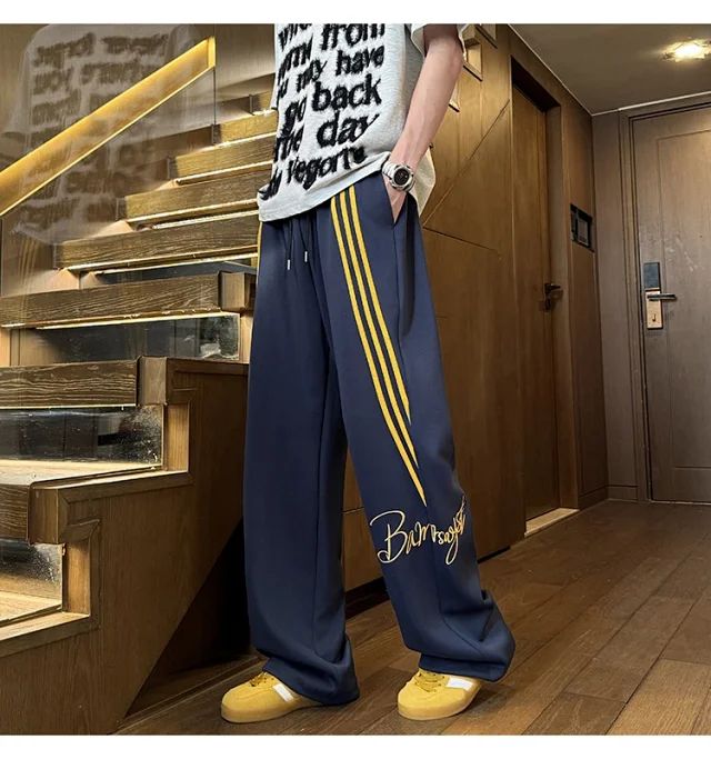 2025 Men's Oversize Wide-Leg Pants Detail