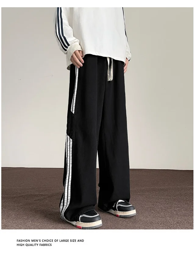 2025 Men's Fleece Jeans (Straight Loose Wide - leg) Detail