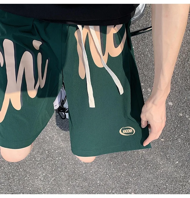 2025 Summer Men's Ice Silk Shorts Detail