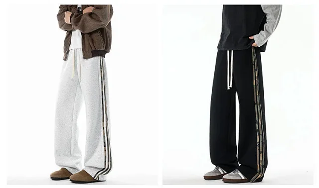 Men's Camo 3-Stripe Joggers for 2m Teens Detail