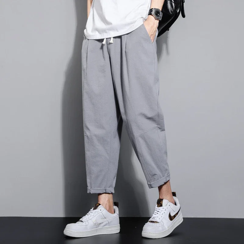 Men's Summer Linen Pants (Wide-Leg/Harem/Slim)