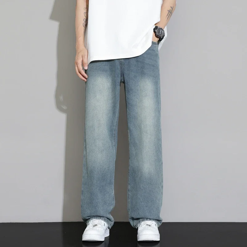 Vintage Straight-Wash Men's Jeans
