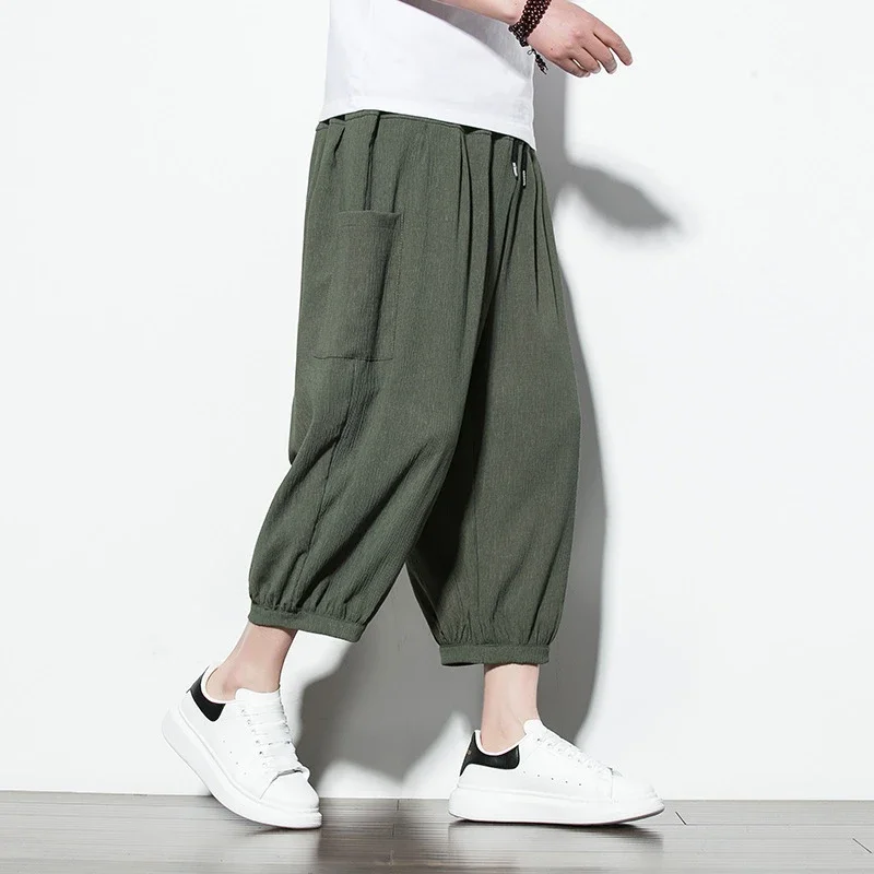 Men's 2025 Summer Ice Silk Capris