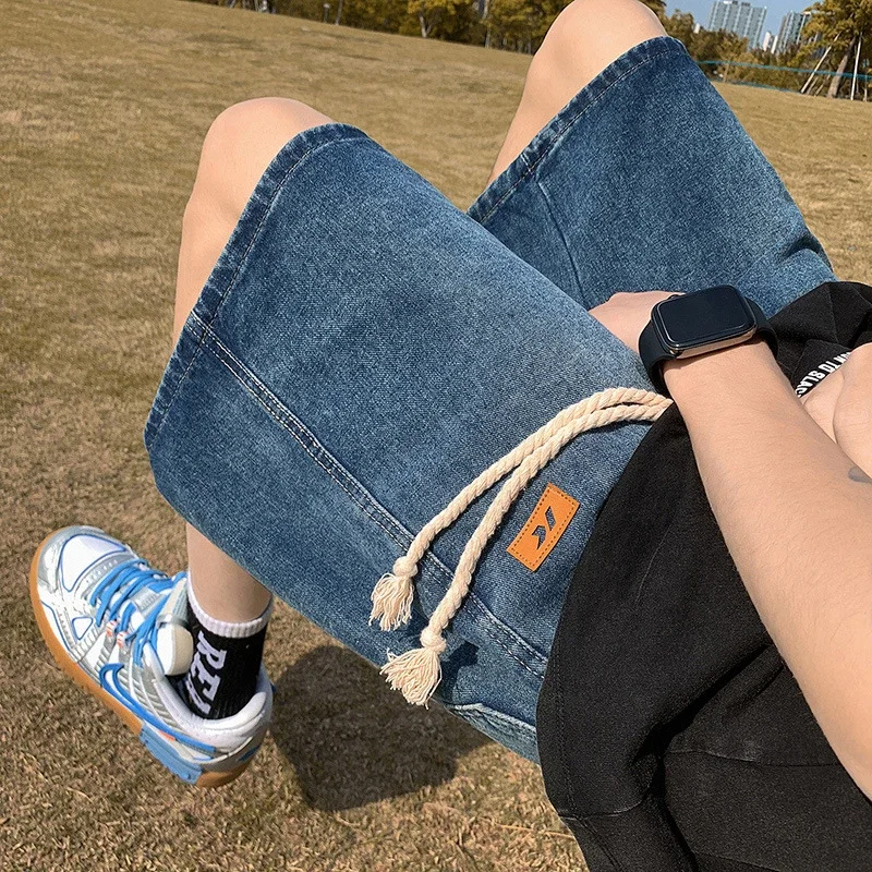 Men's Summer Breathable Cotton Denim Shorts
