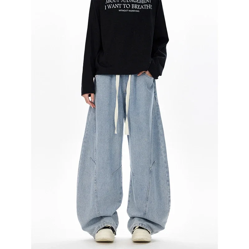 American Men's Loose Straight Jeans