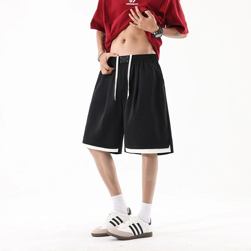 Men's Summer Cotton Loose Cargo Shorts