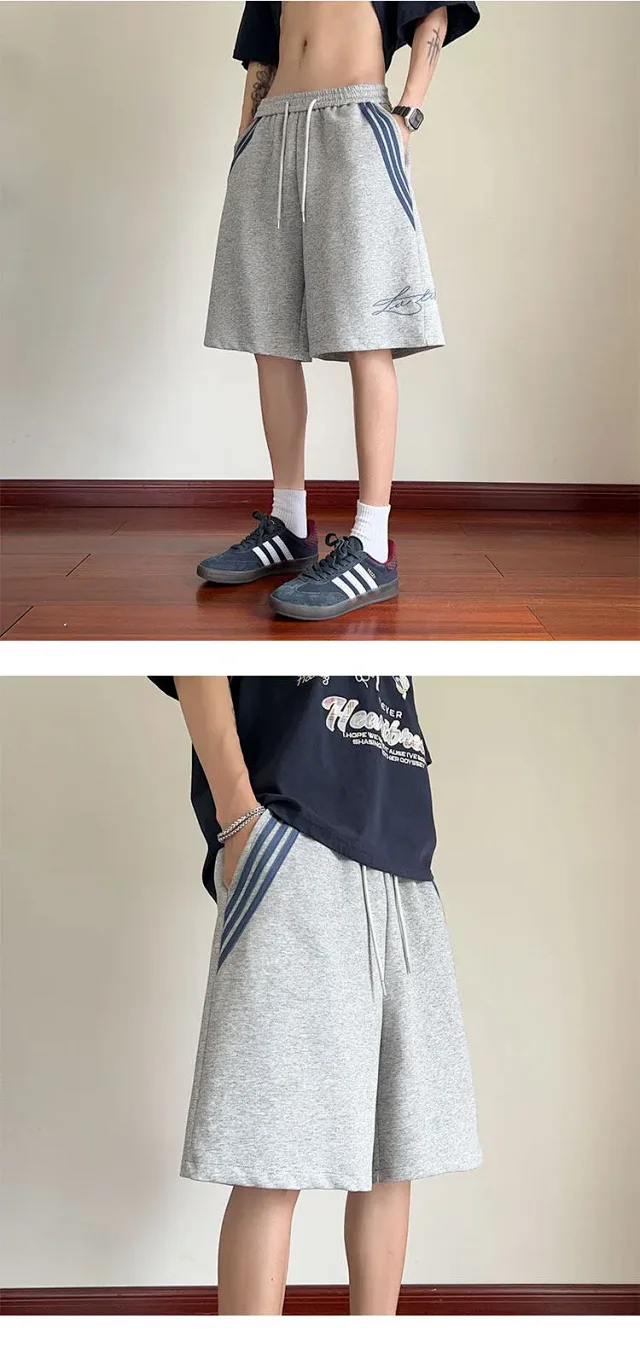 2025 Men's American Embroidered Shorts Detail