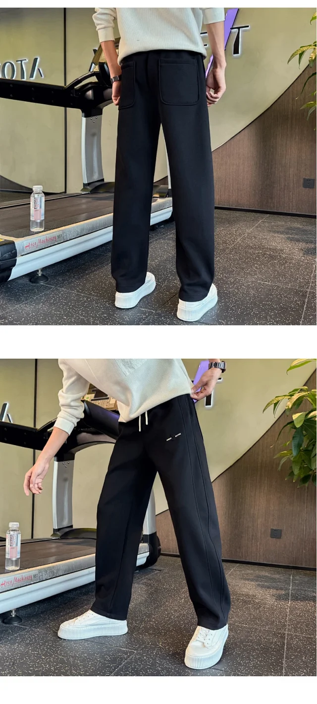 2025 Trendy Straight Sweatpants for Men Detail