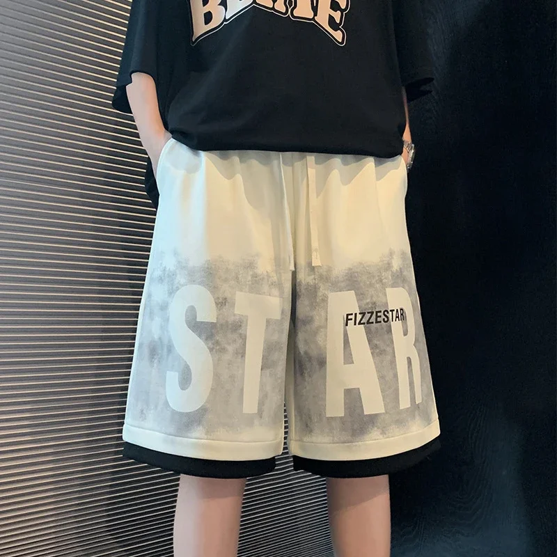 2025 Men's Tie-Dye Oversize Sport Shorts