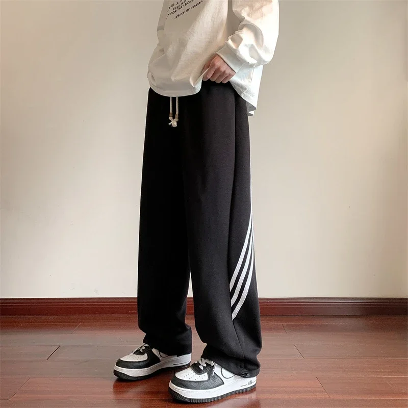 Japanese Oversize Cotton Stripe Pants