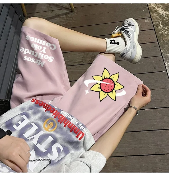 Men's 2025 Summer New Casual Denim Shorts Detail