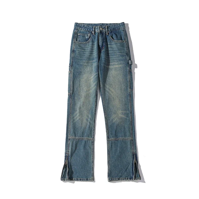 Men's Vintage Mud-Dyed Denim Pants