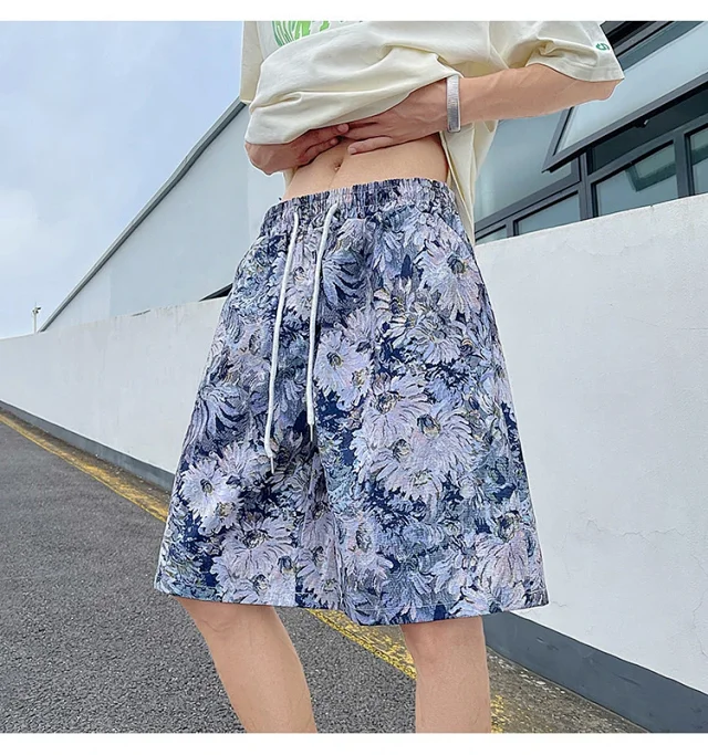 Men's Summer Quick-Dry Beach Shorts Detail