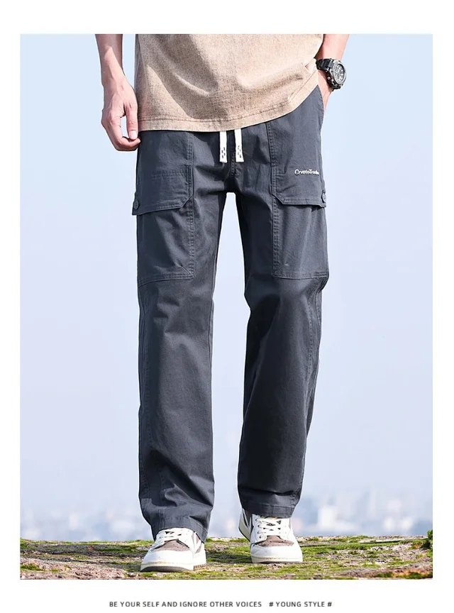 Men's 2025 Spring/Summer American Trendy Work Pants Detail