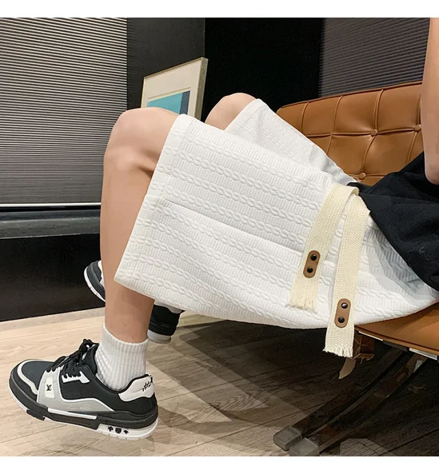Men's Summer Jacquard Shorts Detail