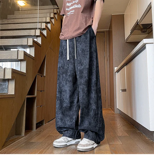 Men's Tie-Dye Ice Silk Pants Detail