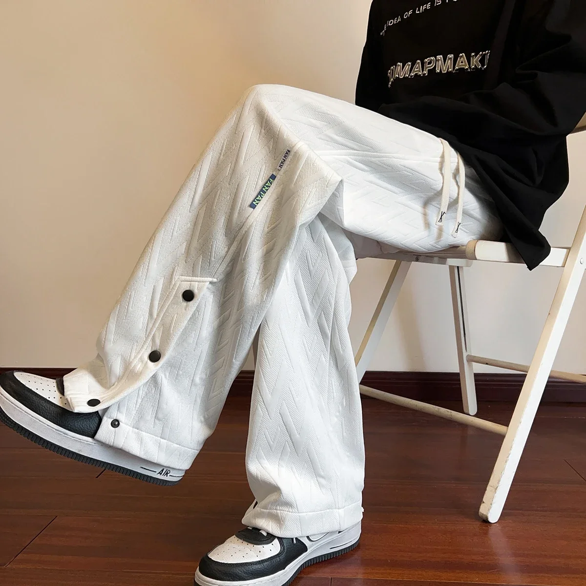 Oversized White Pants (Men)