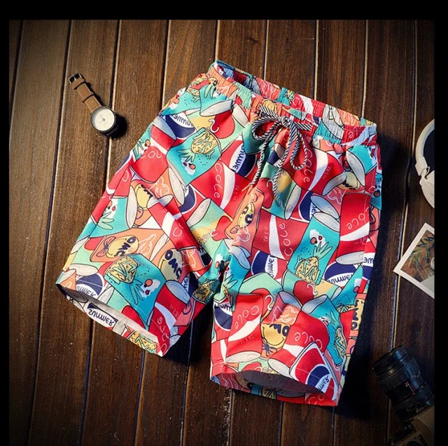 K167 Summer Loose Beach Pants for Men Detail